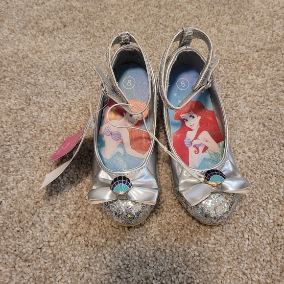 NWT Target Kids Glitter Heel Shoes Size 8 - Picture 6 of 8